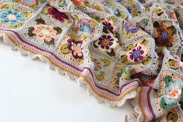 Roses Blanket Crochet Pattern