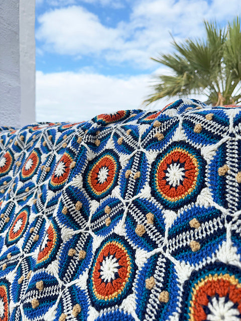 Geometric Blanket Crochet Pattern