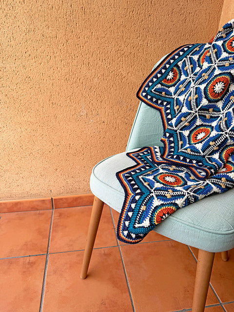 Geometric Blanket Crochet Pattern
