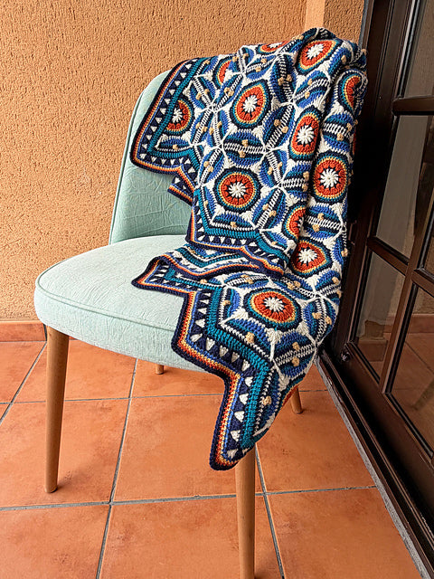Geometric Blanket Crochet Pattern