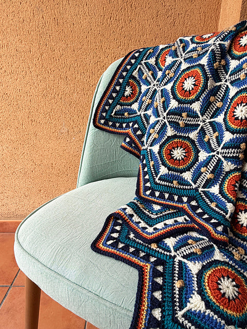 Geometric Blanket Crochet Pattern