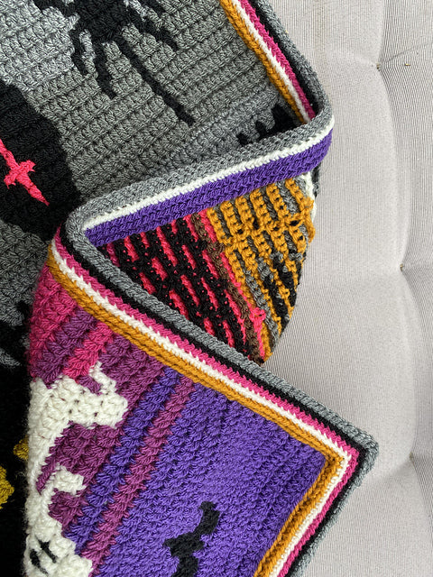 Spooky Children Blanket Crochet Pattern