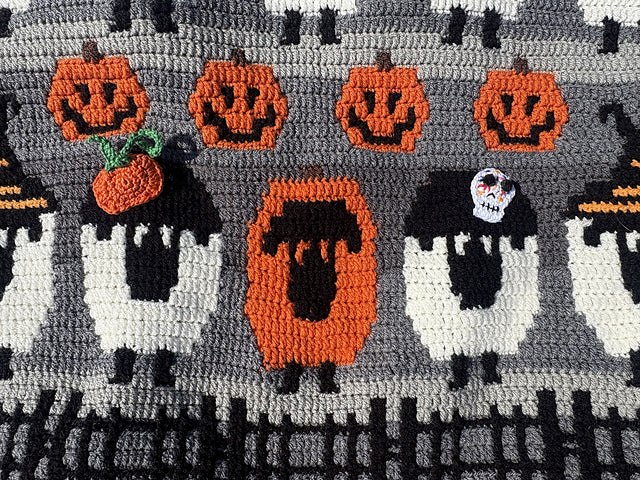 Spooky Children Blanket Crochet Pattern