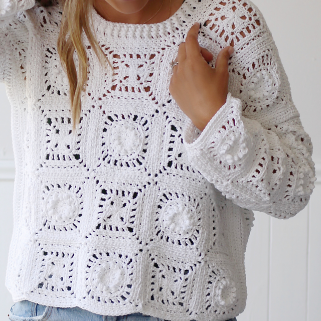 Granny Square Sweater Pattern