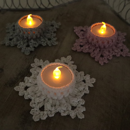 Tealight Holder Crochet Pattern
