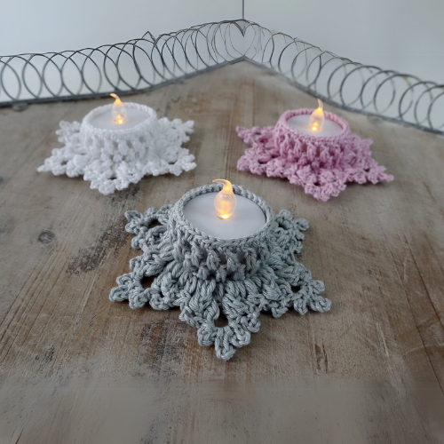 Tealight Holder Crochet Pattern