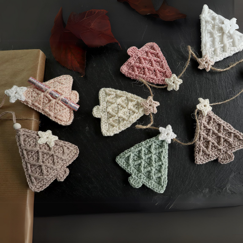 Trees for Garland Crochet Pattern