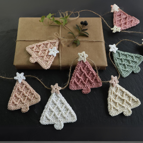 Trees for Garland Crochet Pattern