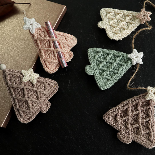 Trees for Garland Crochet Pattern