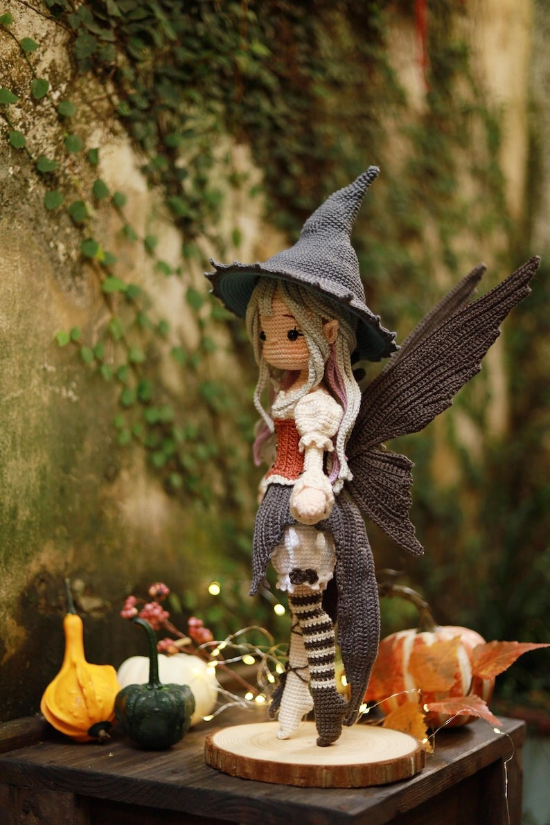 Witch Fairy Doll Crochet Pattern