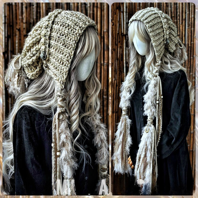 Bonnet with strap Crochet Pattern