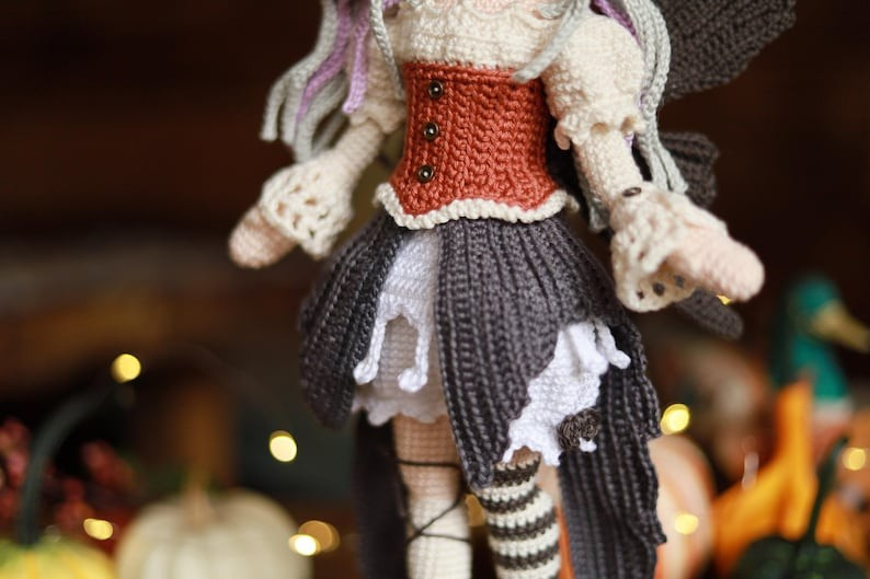 Witch Fairy Doll Crochet Pattern