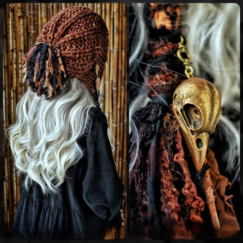 Bonnet with strap Crochet Pattern