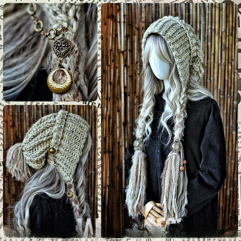 Bonnet with strap Crochet Pattern