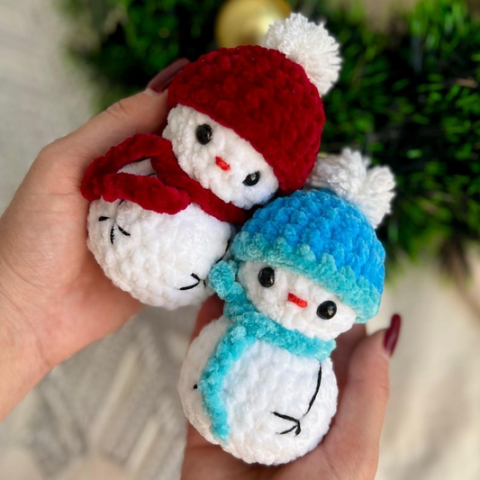 Mini Snowman Crochet Pattern