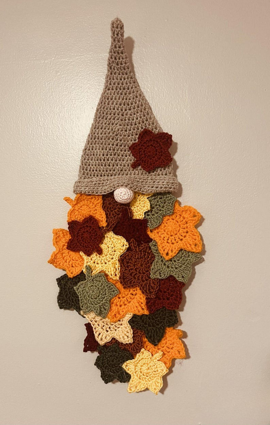 Gnome Leaf Wall Hanging Crochet Pattern