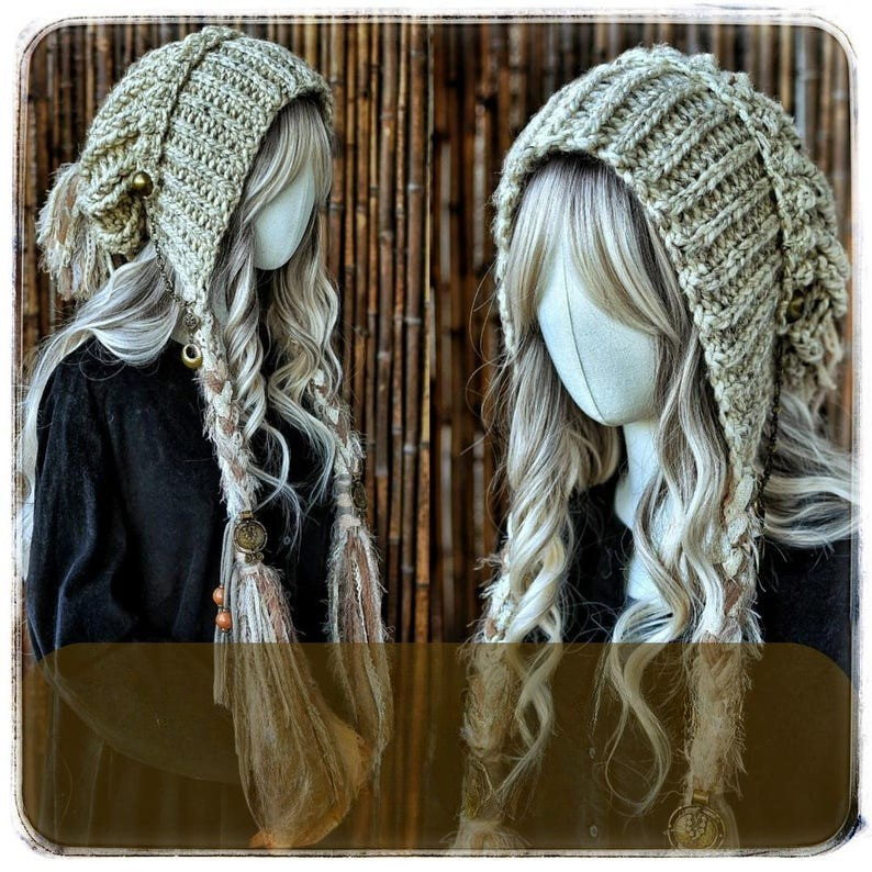 Bonnet with strap Crochet Pattern