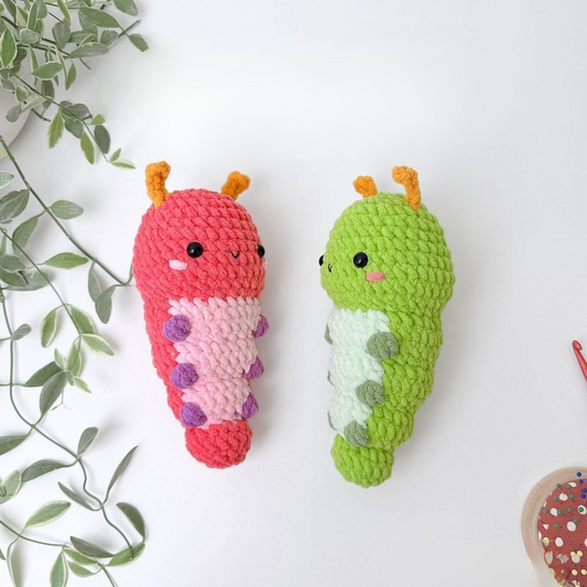 No-sew Caterpillar Crochet Pattern