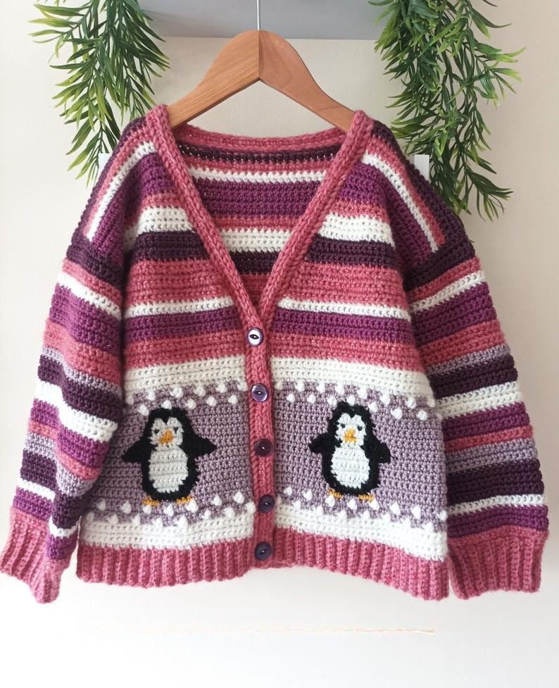 3-in-1 Christmas Cardigan Crochet Pattern