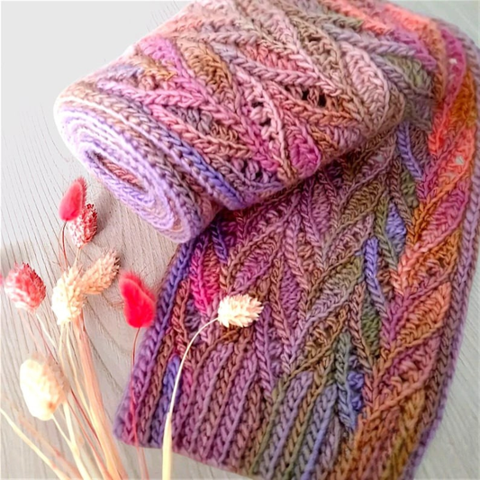 Textured Slip Stitch Scarf Crochet Pattern