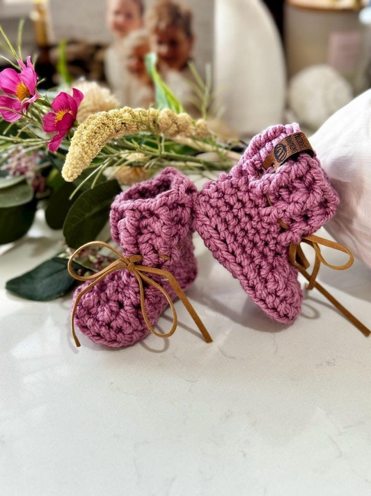 Easy Baby Booties Crochet Pattern