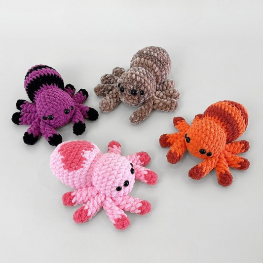 Little Spider Plushies Crochet Pattern