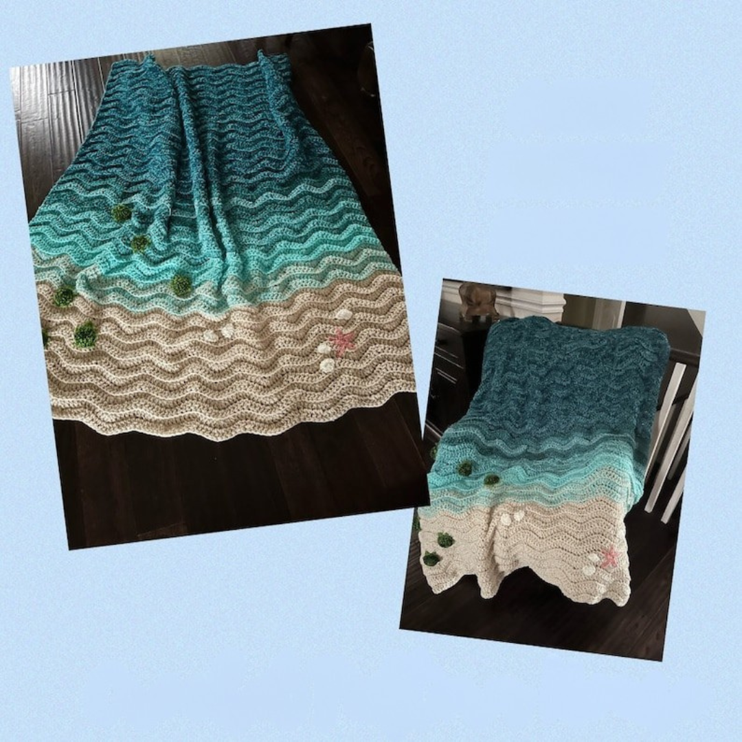 Turtle Shell Pattern Blankets Sea Turtle Blanket – Yarnva