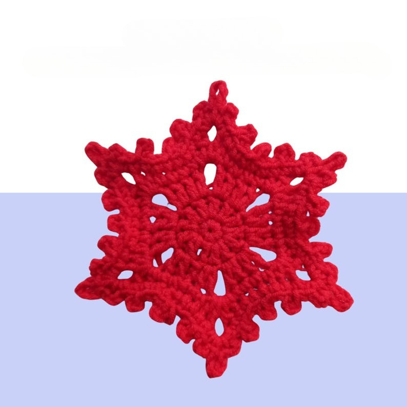 Snowflake Coasters Crochet Pattern
