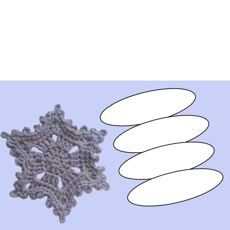 Snowflake Coasters Crochet Pattern