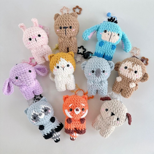 Animal Keychain Crochet Pattern