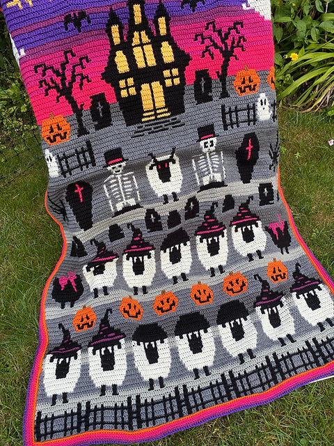 Spooky Children Blanket Crochet Pattern