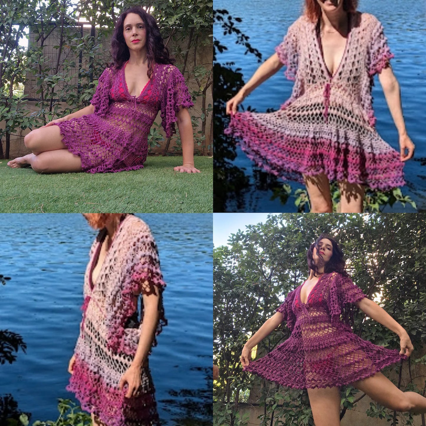 Beachwear Cover-up Crochet Pattern
