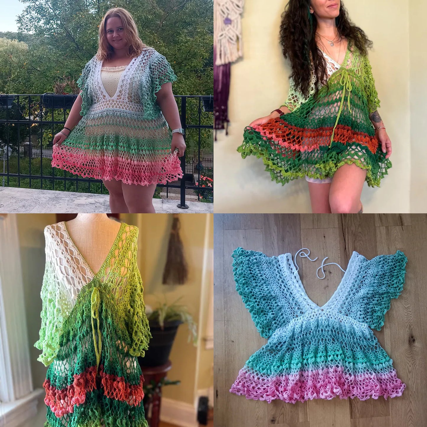 Beachwear Cover-up Crochet Pattern