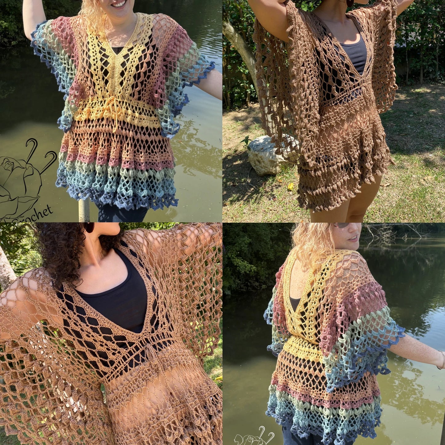 Beachwear Cover-up Crochet Pattern