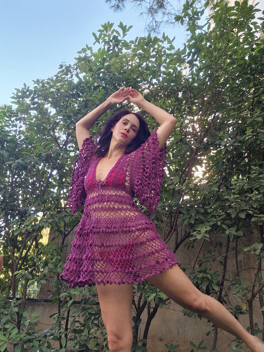 Beachwear Cover-up Crochet Pattern
