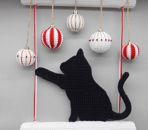 Cat Hanging Decoration Crochet Pattern