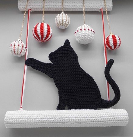 Cat Hanging Decoration Crochet Pattern