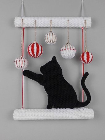 Cat Hanging Decoration Crochet Pattern
