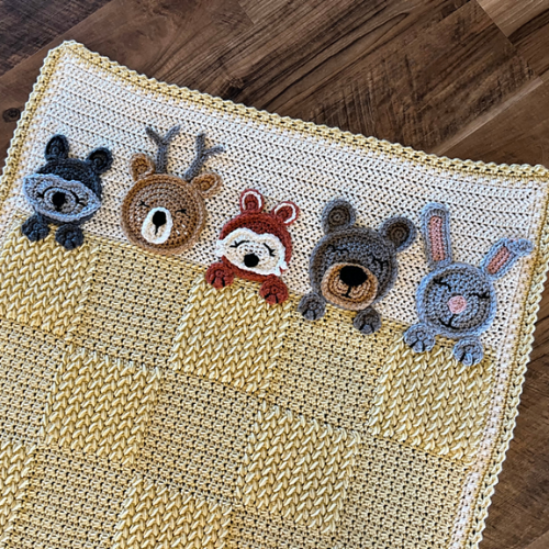 Forest Friends Blanket Crochet Pattern