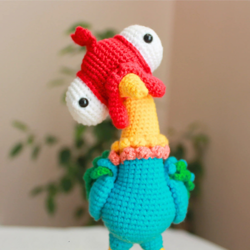 Hei Hei Funny Rooster Crochet Pattern