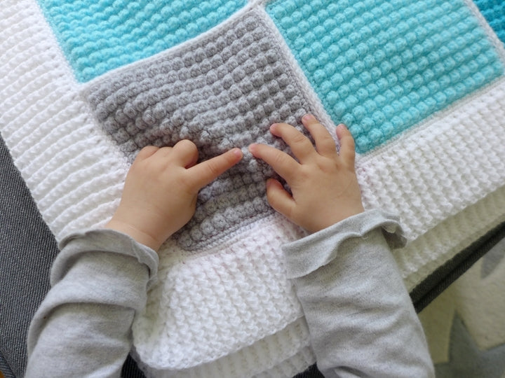 Mosaic Blanket Crochet Pattern