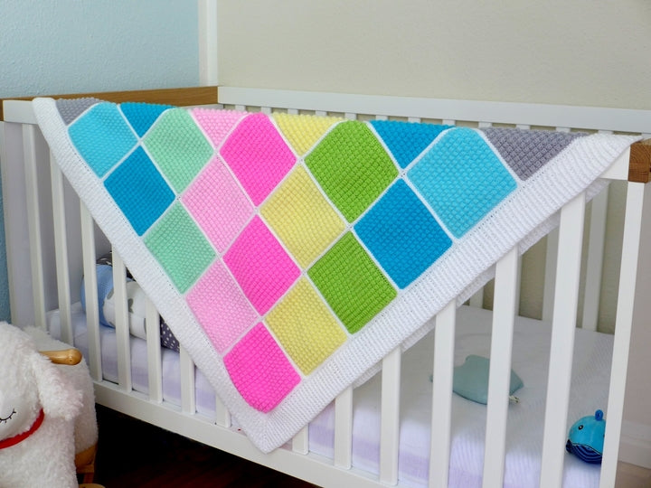 Mosaic Blanket Crochet Pattern