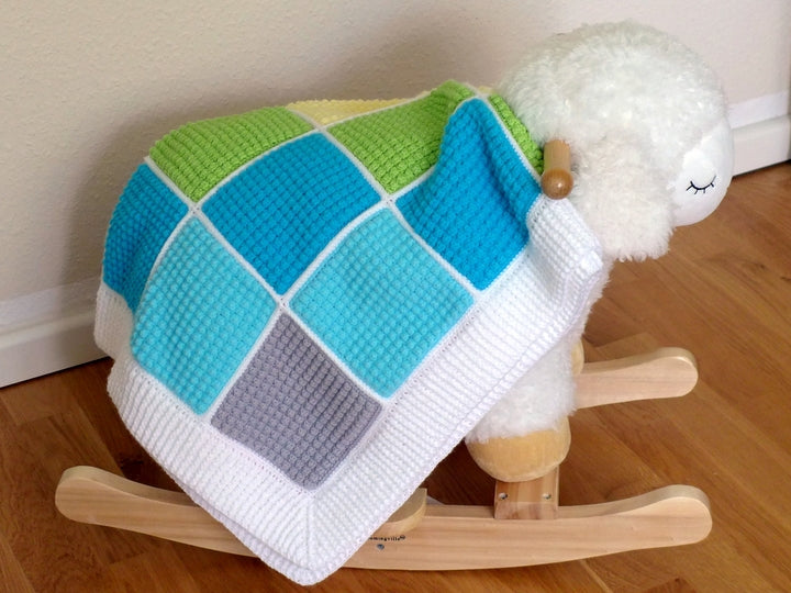 Mosaic Blanket Crochet Pattern