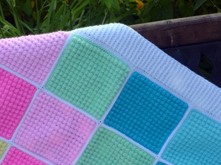 Mosaic Blanket Crochet Pattern