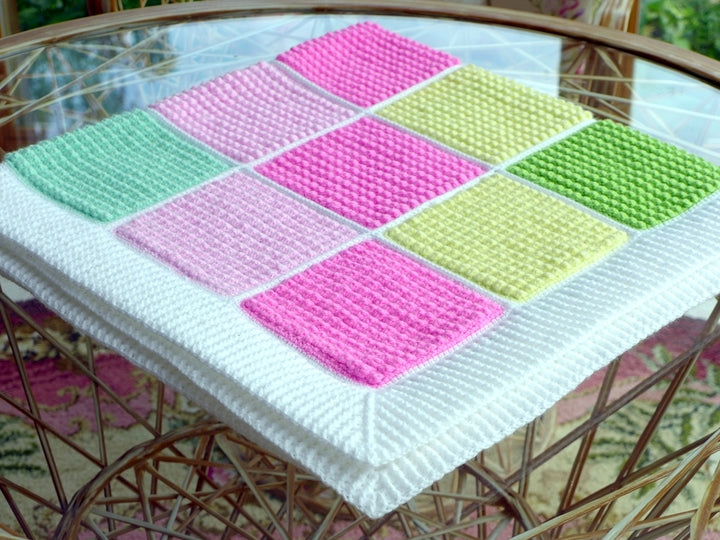 Mosaic Blanket Crochet Pattern