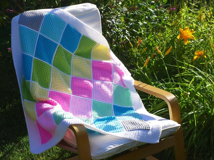 Mosaic Blanket Crochet Pattern