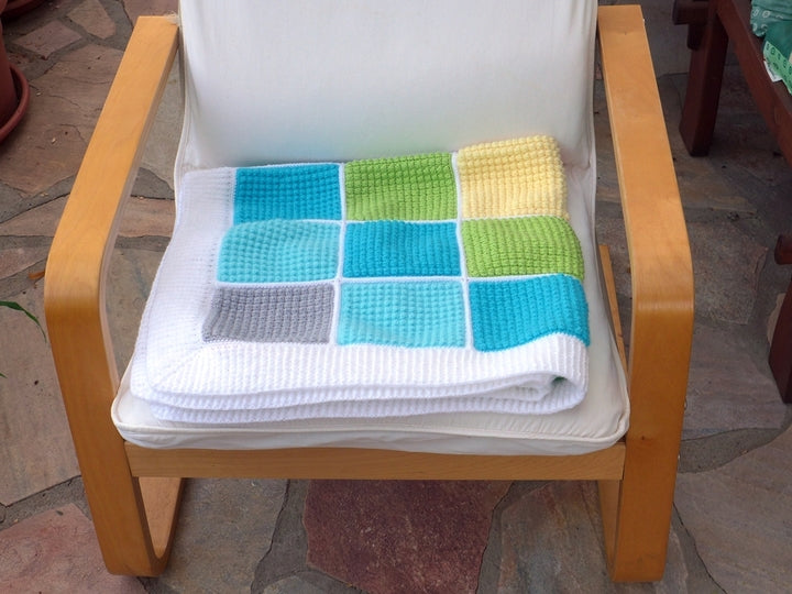 Mosaic Blanket Crochet Pattern
