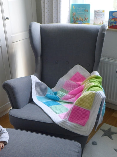 Mosaic Blanket Crochet Pattern
