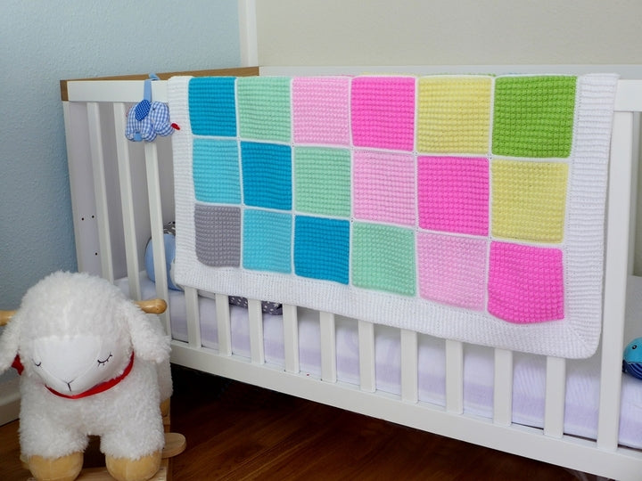 Mosaic Blanket Crochet Pattern
