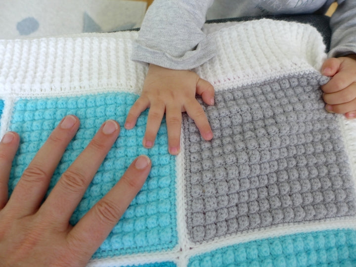 Mosaic Blanket Crochet Pattern